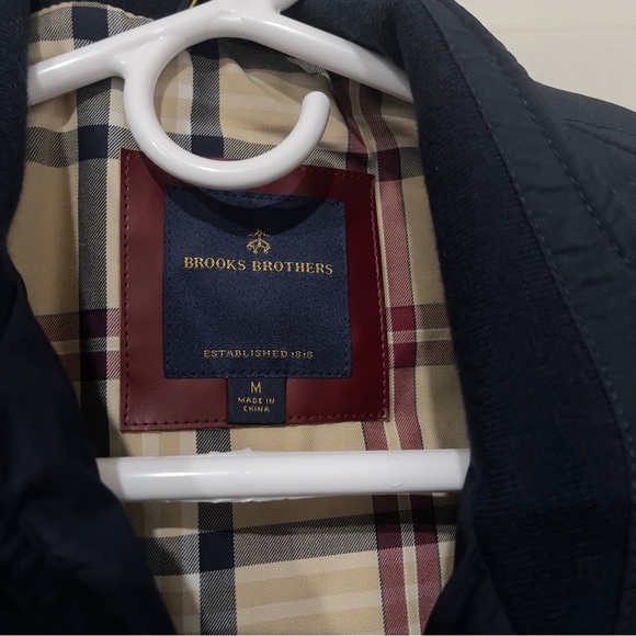 RARE Brooks Brothers Navy Quilted Jacket Size M Inaugural Celebration - Picture 5 of 9